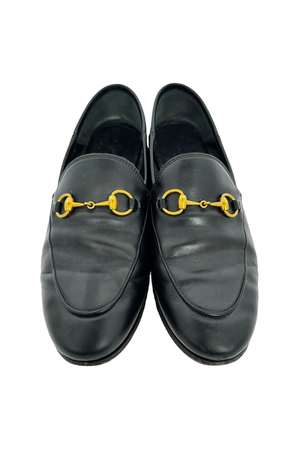 Gucci Horsebit Loafers in Black Calf Leather