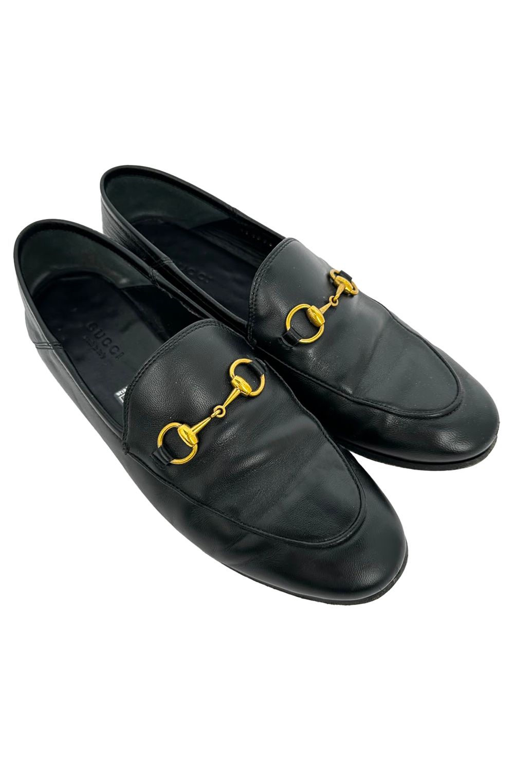 Gucci Horsebit Loafers in Black Calf Leather