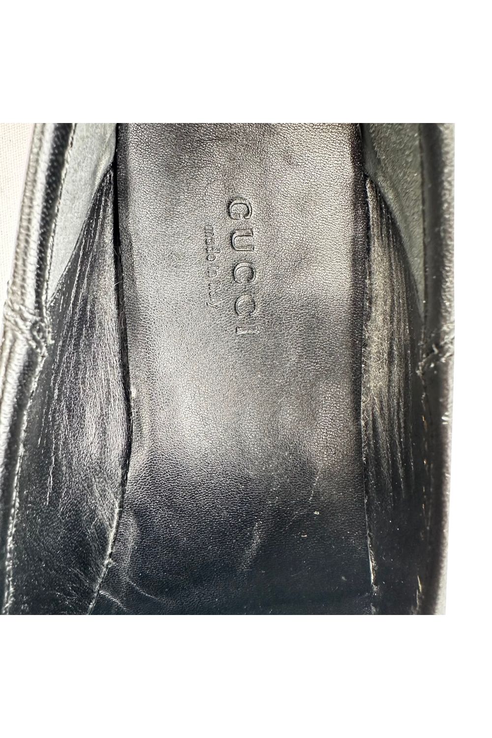 Gucci Horsebit Loafers in Black Calf Leather
