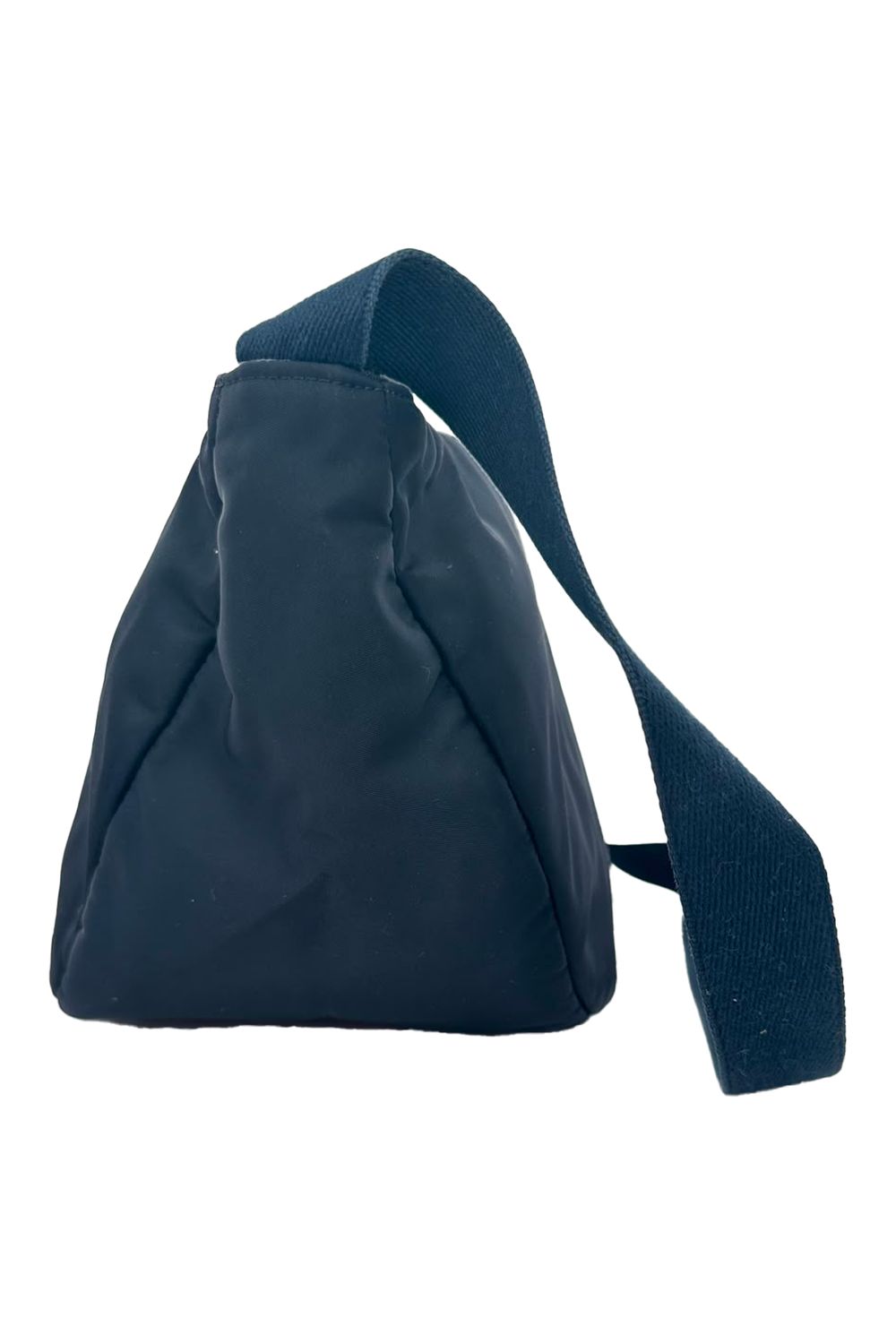 The Row Slouchy Banana Two Bag in Black Nylon