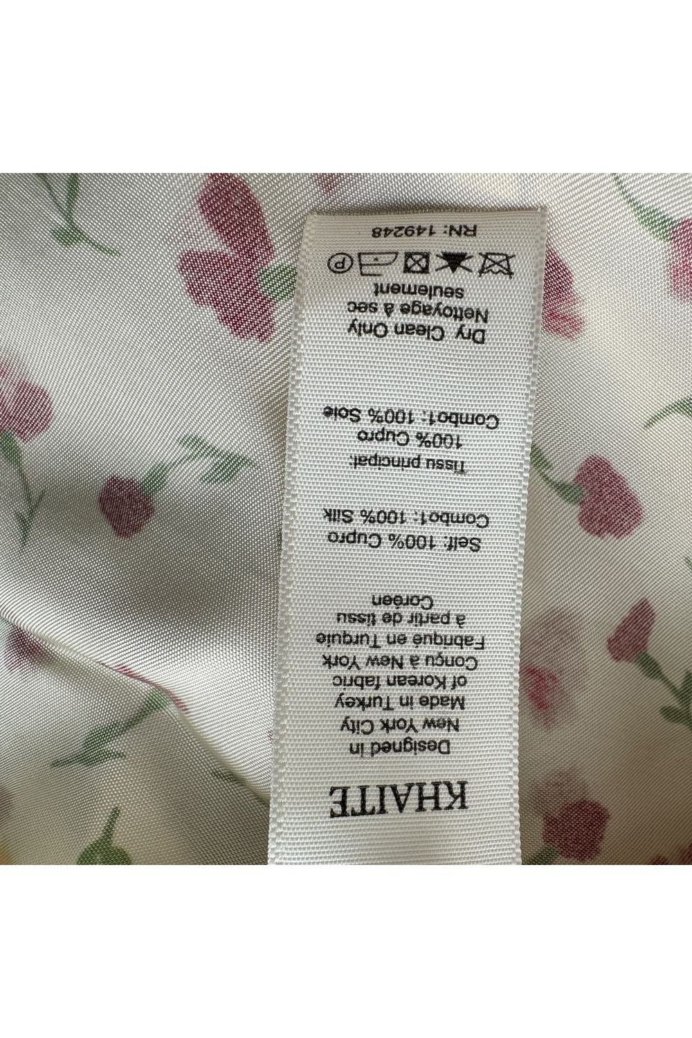 Khaite Argo Printed Shirt in Multicolor Cupro