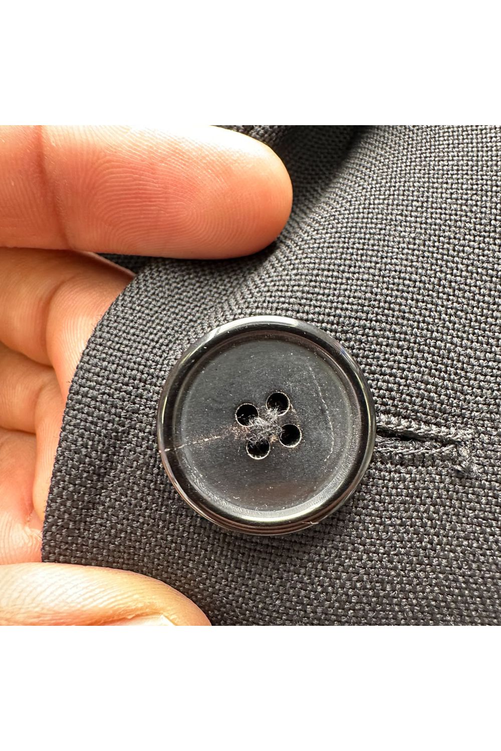 The Row Single-breasted Blazer in Black Wool