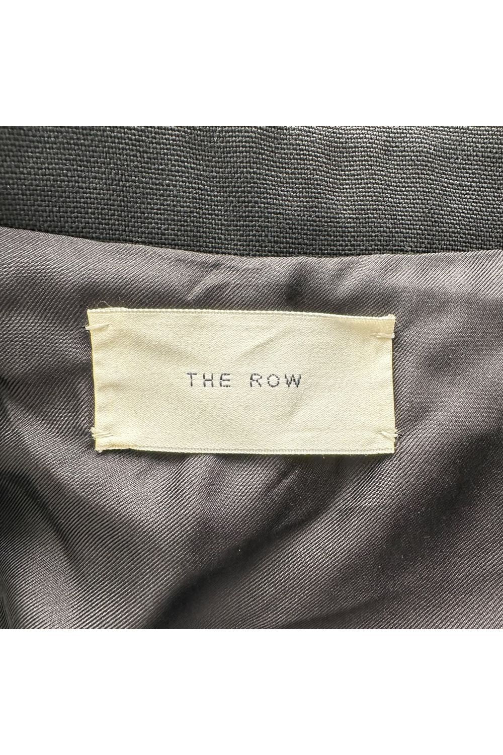 The Row Single-breasted Blazer in Black Wool