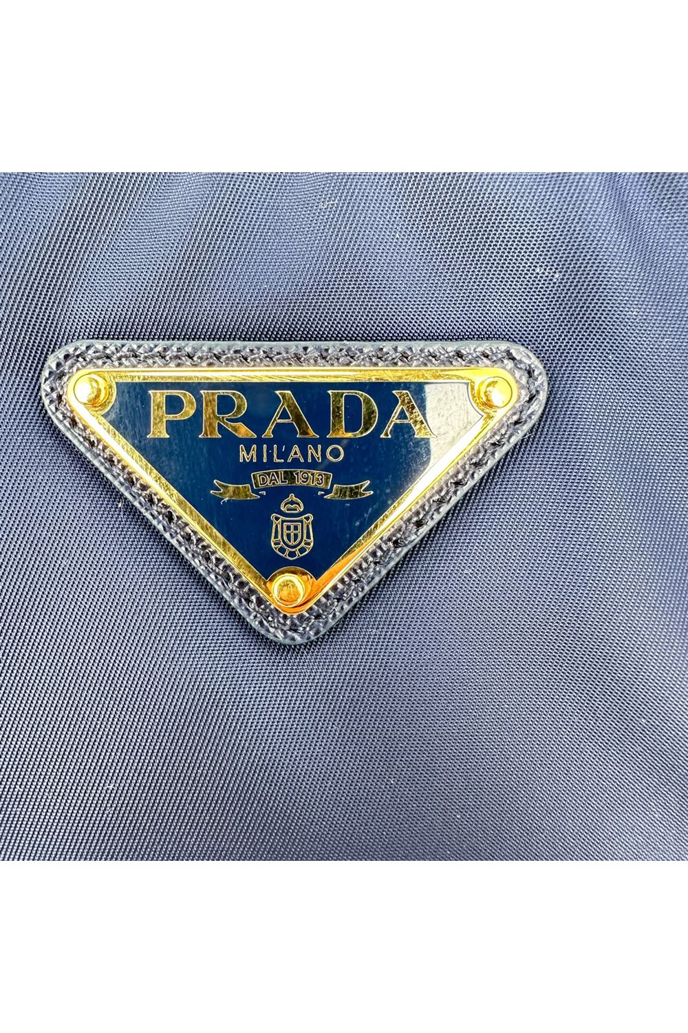 Prada Large Re-Edition 1978 Tote Bag in Navy Blue Polyamide
