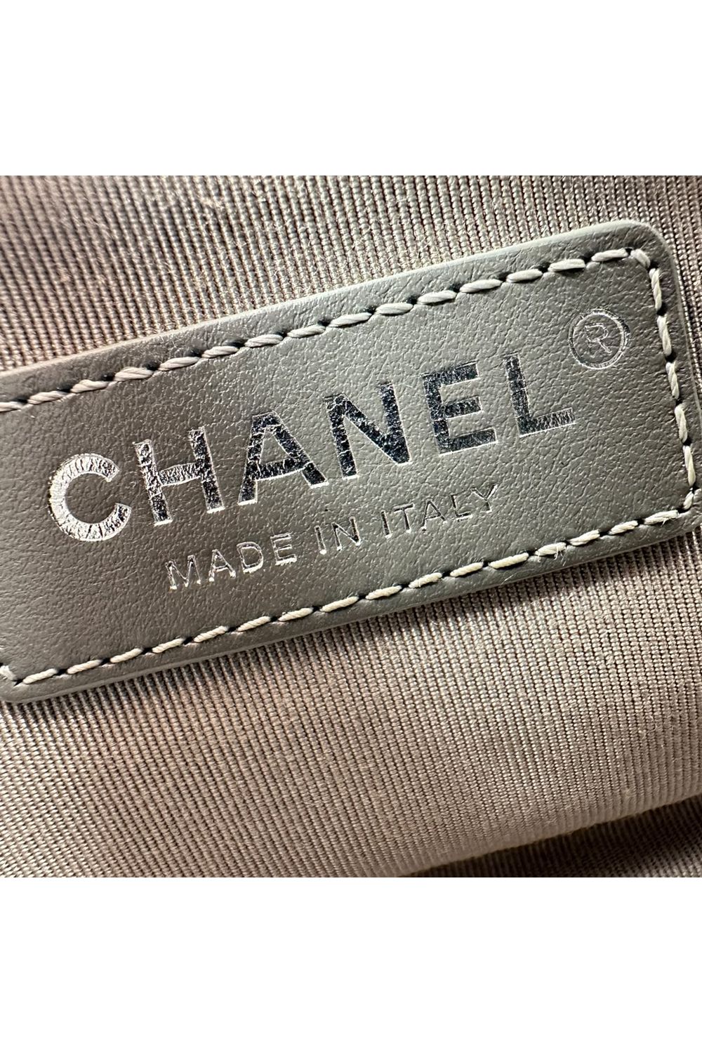 Chanel Small Gabrielle Hobo Bag in Grey Leather