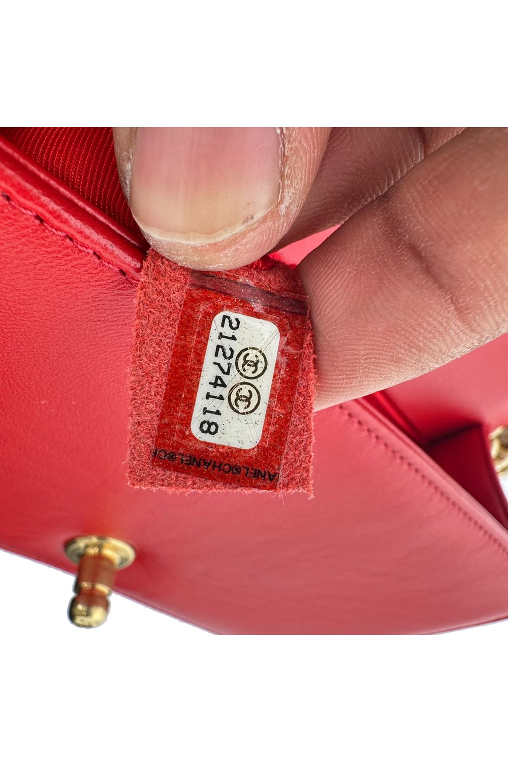 Chanel Le Boy Shoulder Bag in Red Leather