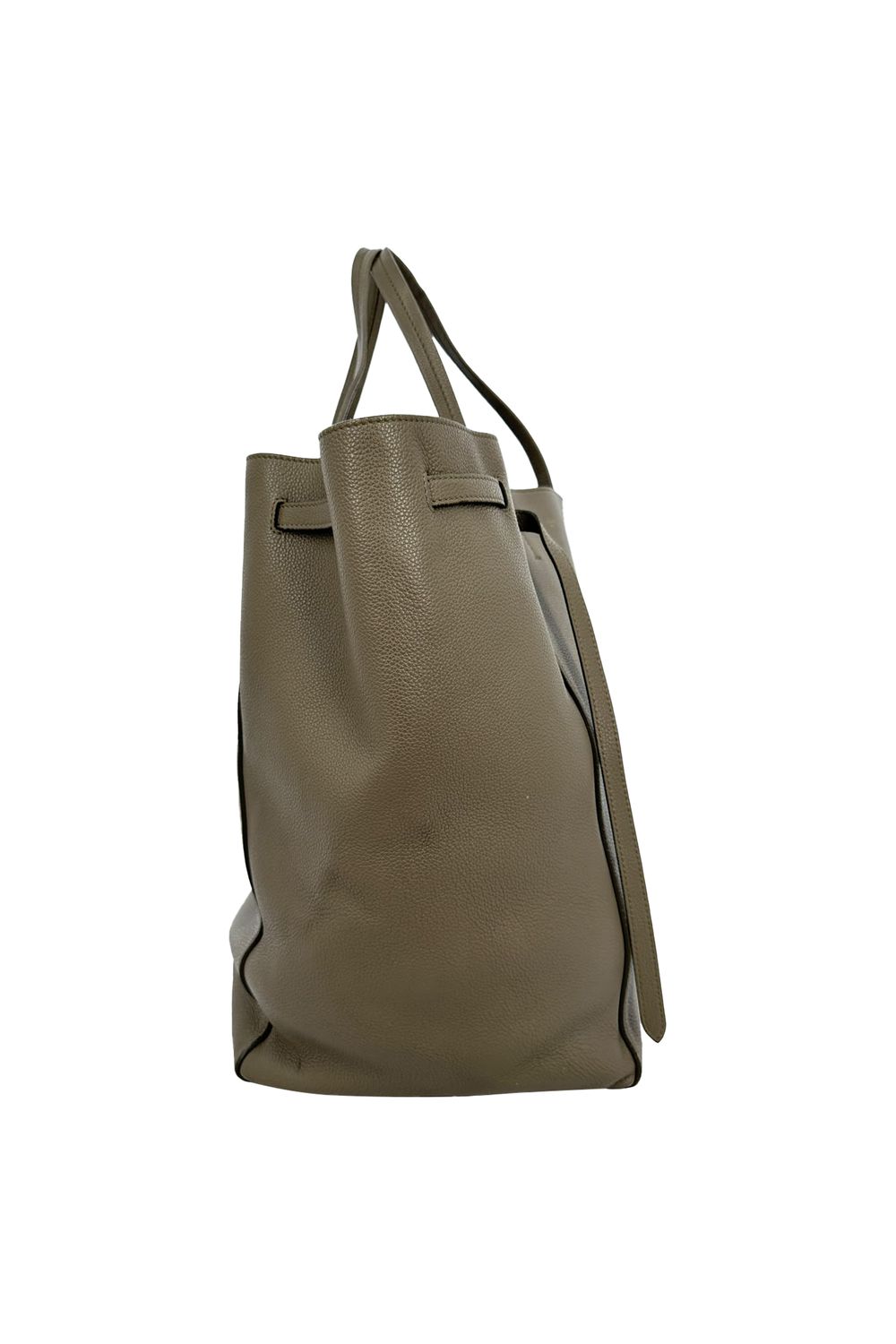 Celine Cabas Phantom Tote Bag in Grey Leather