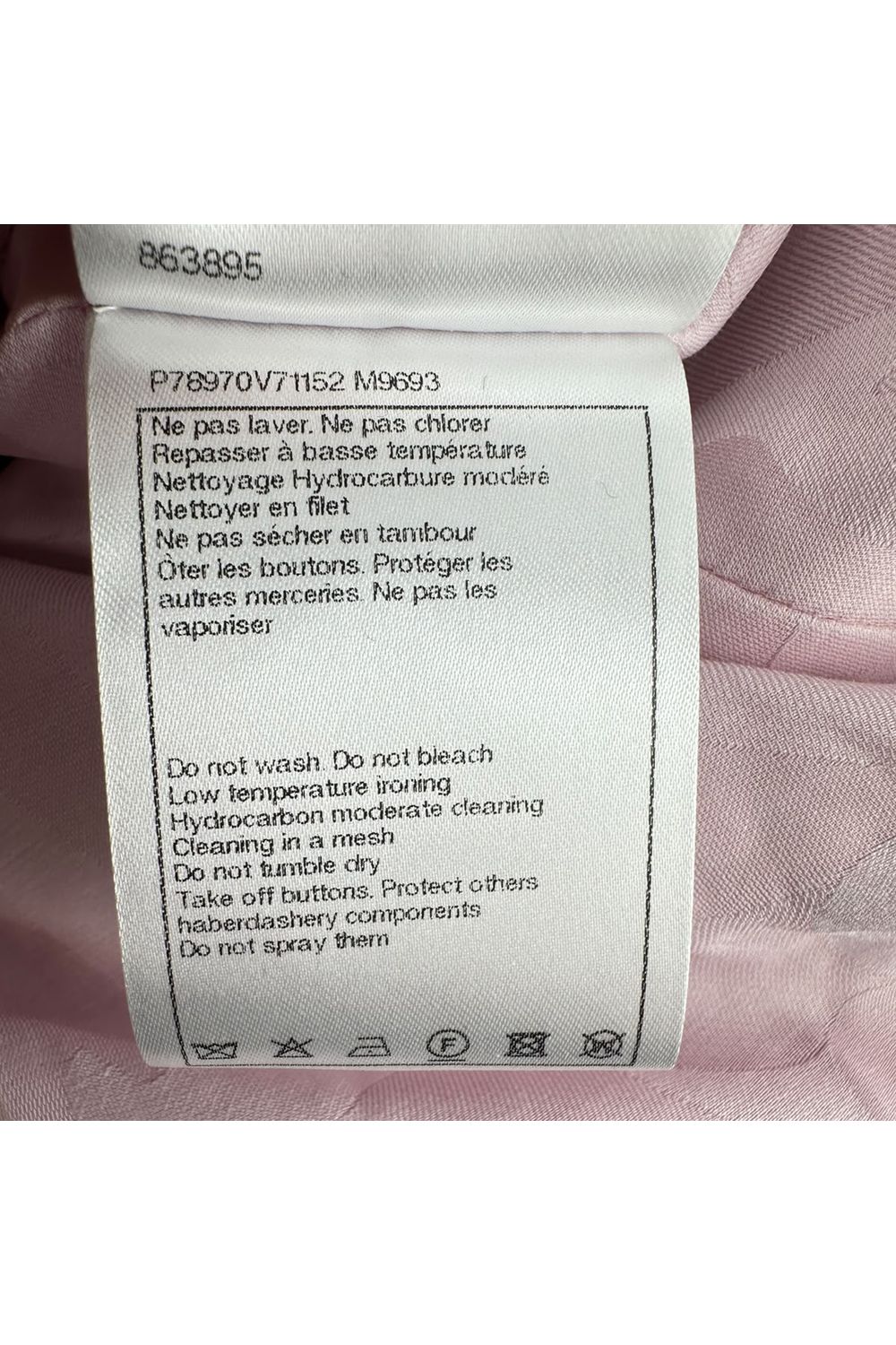 Chanel Tweed Jacket in Pink Cotton