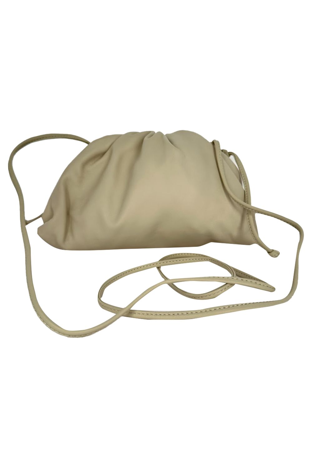 Bottega Veneta The Mini Pouch in Ivory Leather