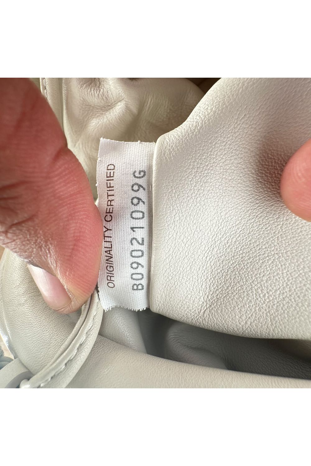 Bottega Veneta The Mini Pouch in Ivory Leather