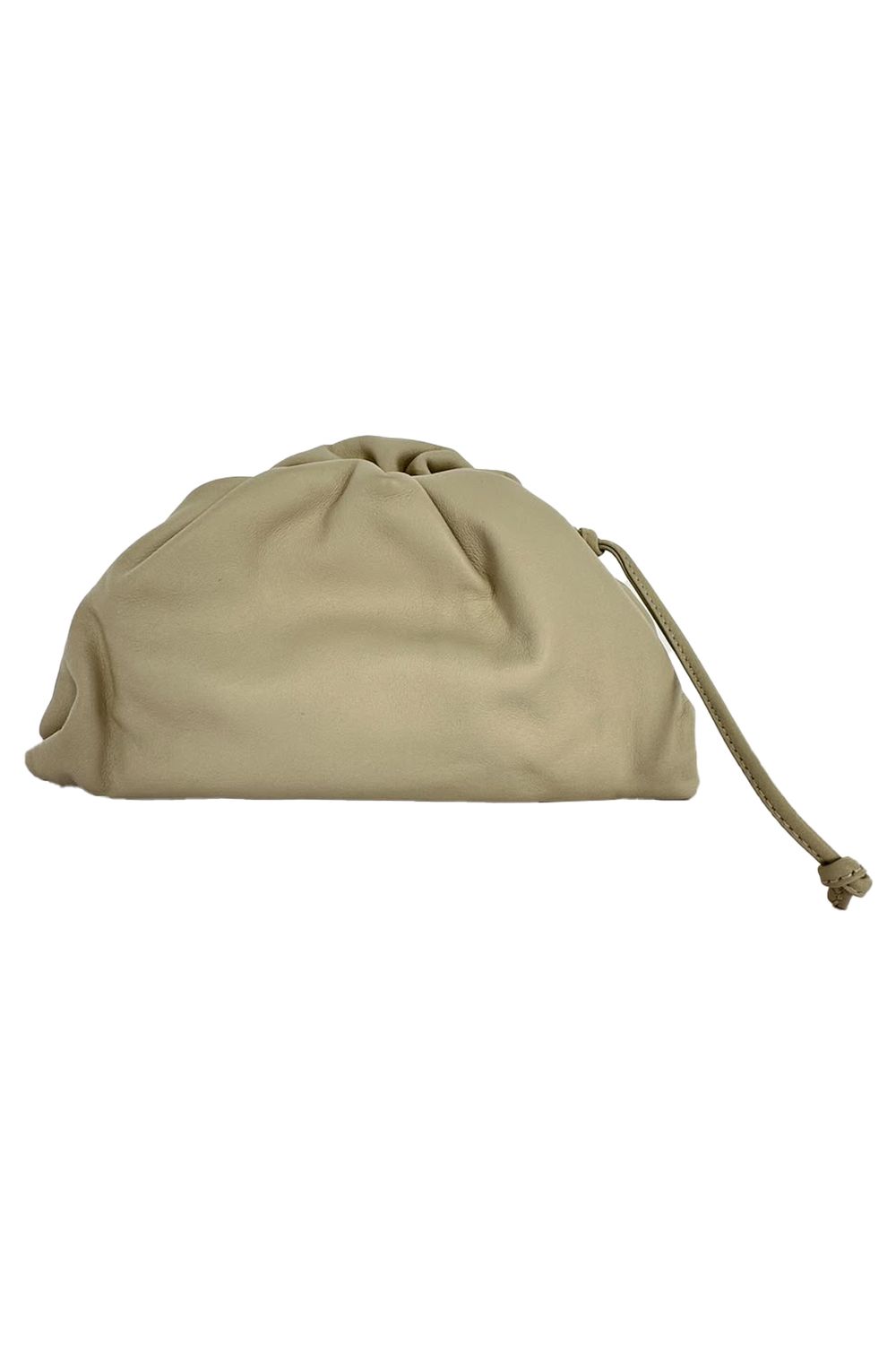 Bottega Veneta The Mini Pouch in Ivory Leather
