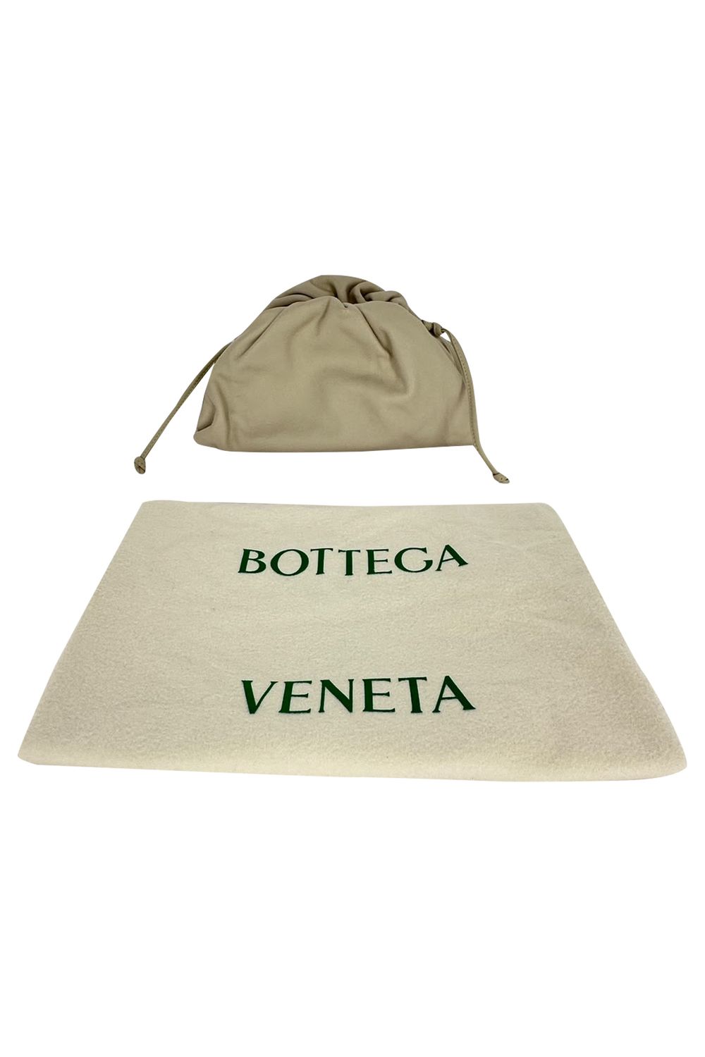 Bottega Veneta The Mini Pouch in Ivory Leather