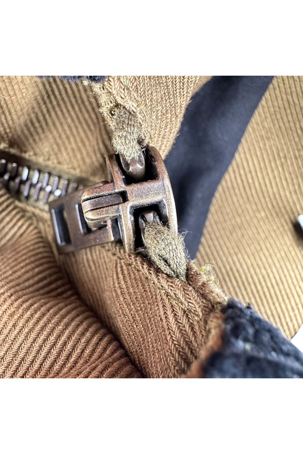  Loewe Trapeze Utility Jacket in Olive Cotton