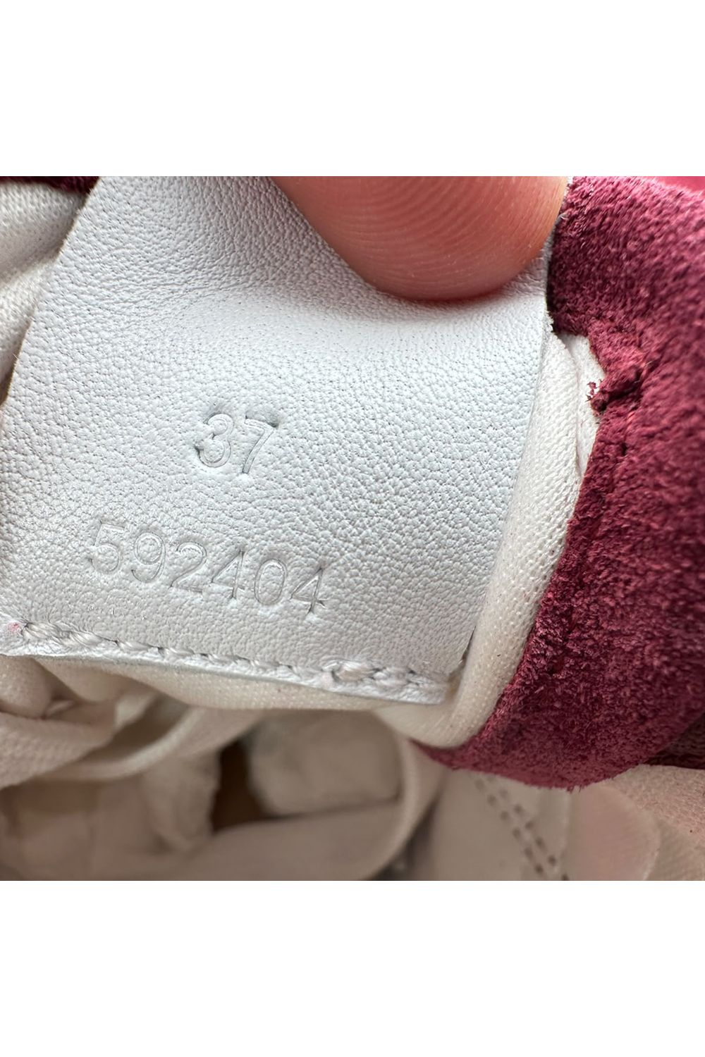  Loewe Flow Runner Sneakers in Burgundy Suede 