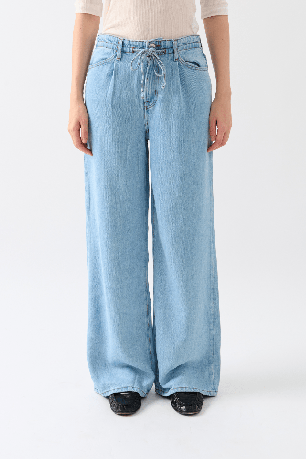 Frame Drawstring Wide Leg - Bessette