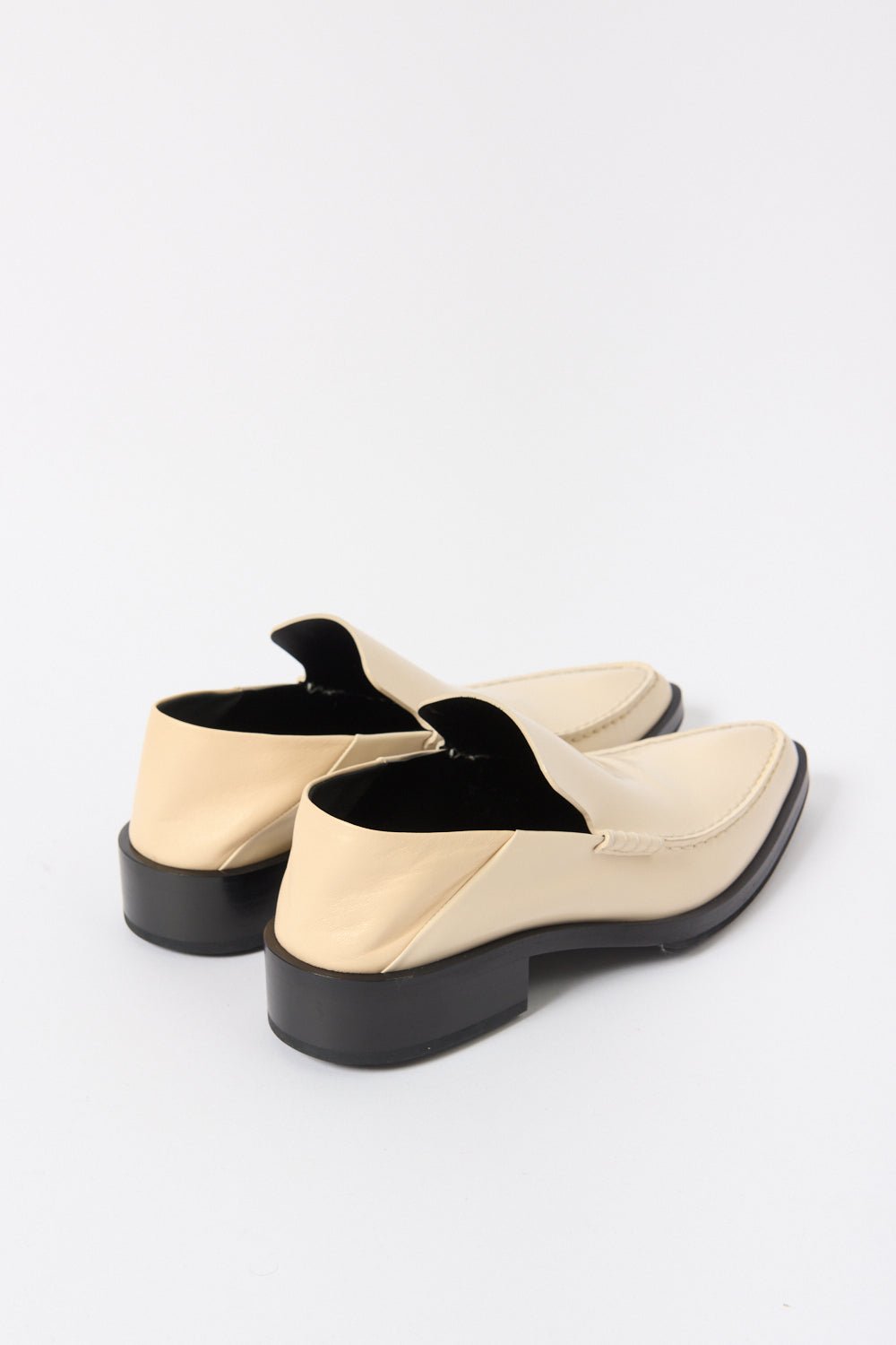 Jil Sander Glossed-Leather Collapsible-Heel Loafers - Bessette