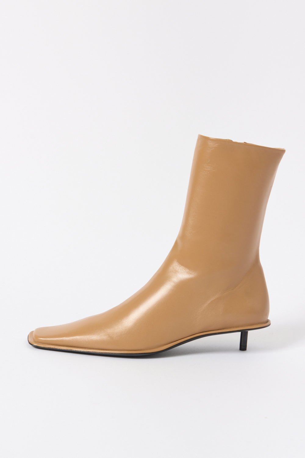 Jil Sander Leather Ankle Boots - Bessette