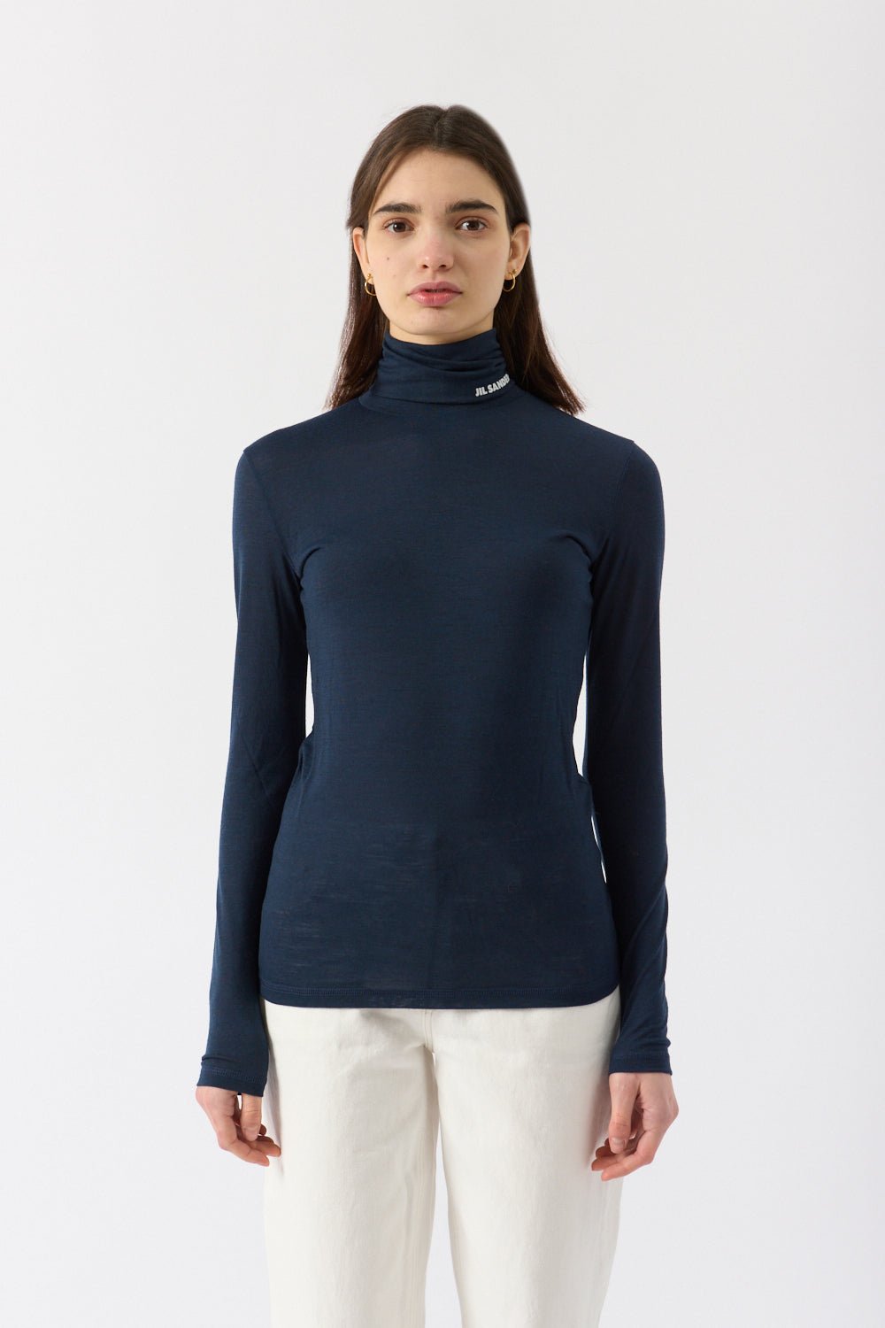 Jil Sander+ Logo Turtleneck Sweater - Bessette