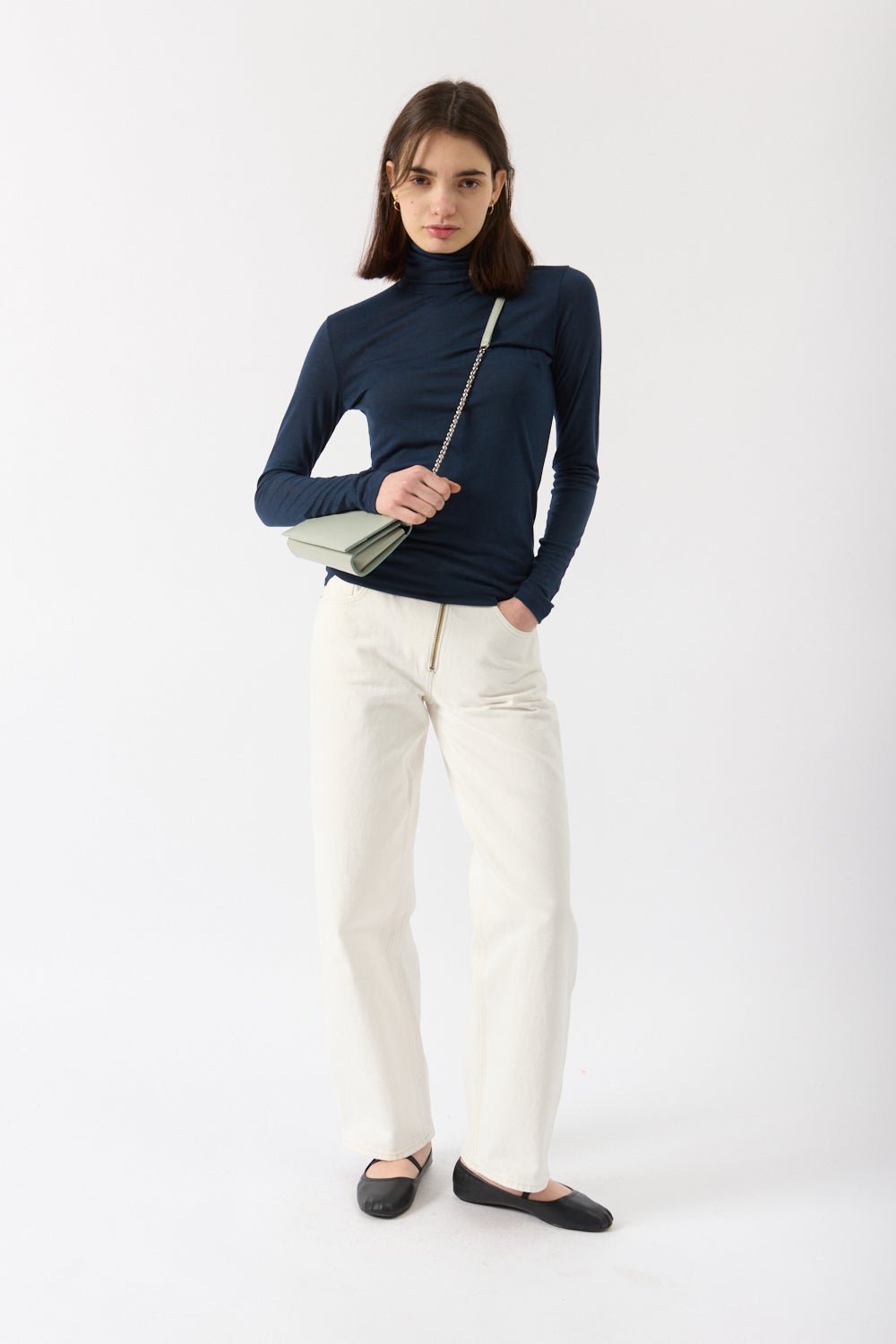 Jil Sander+ Logo Turtleneck Sweater - Bessette