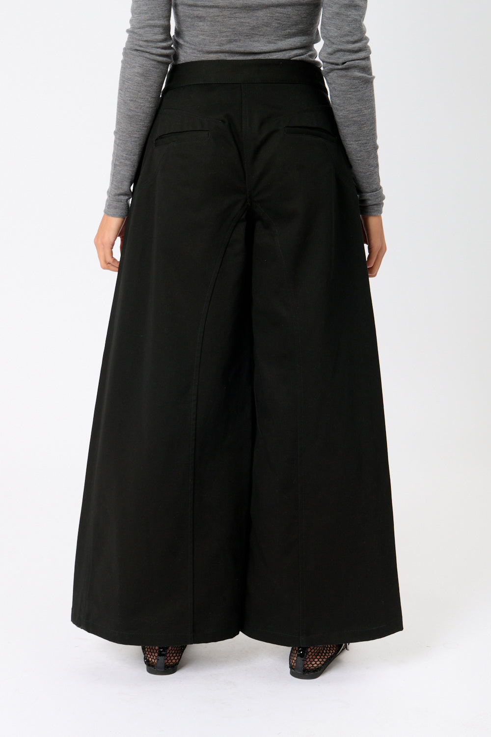 Jil Sander Cotton Wide Leg Pants - Bessette