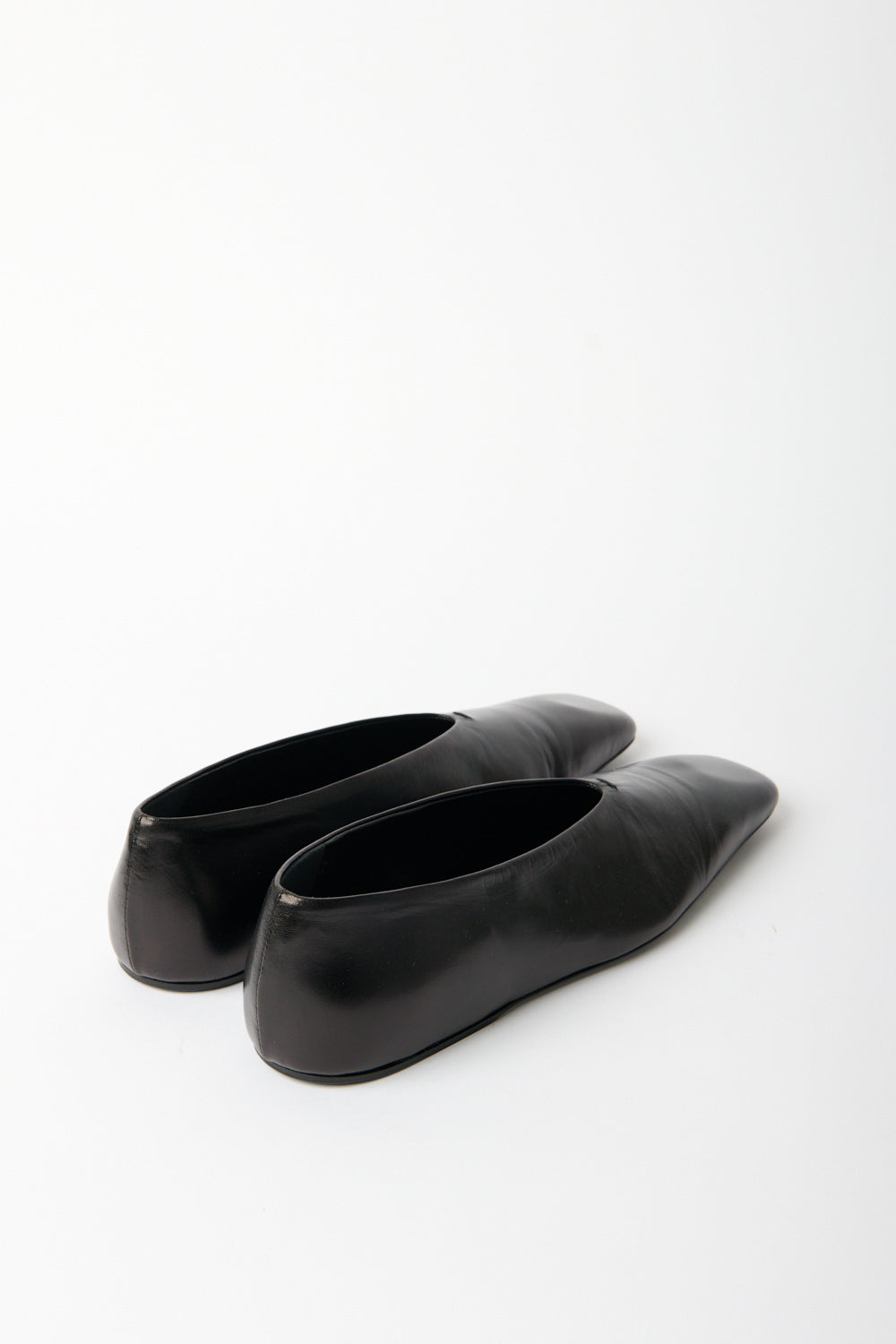 Jil Sander Ballerina Black Flats - Bessette