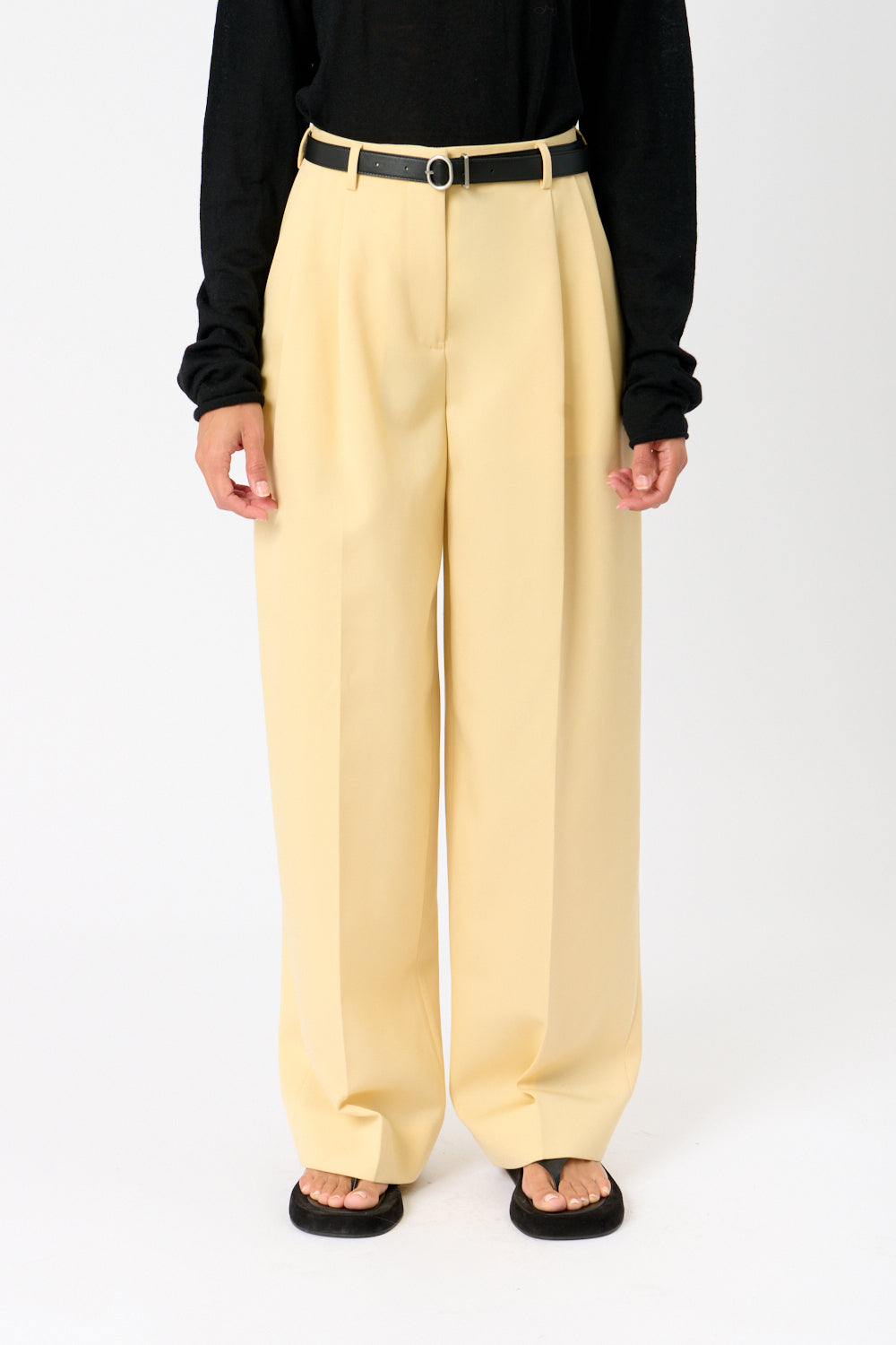 Jil Sander Compact Wool Trouser - Bessette