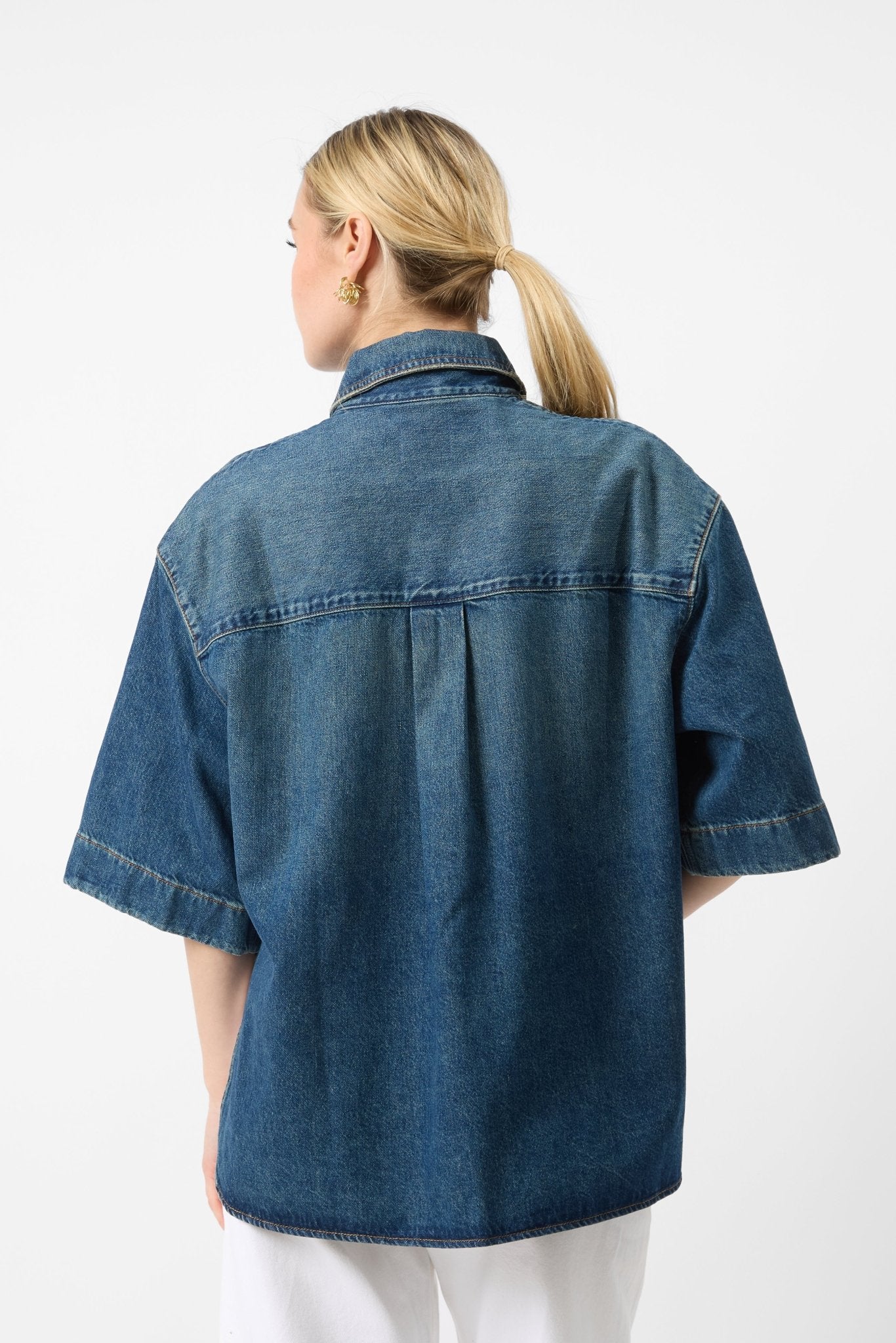 Khaite Mahsha Denim Shirt - Bessette