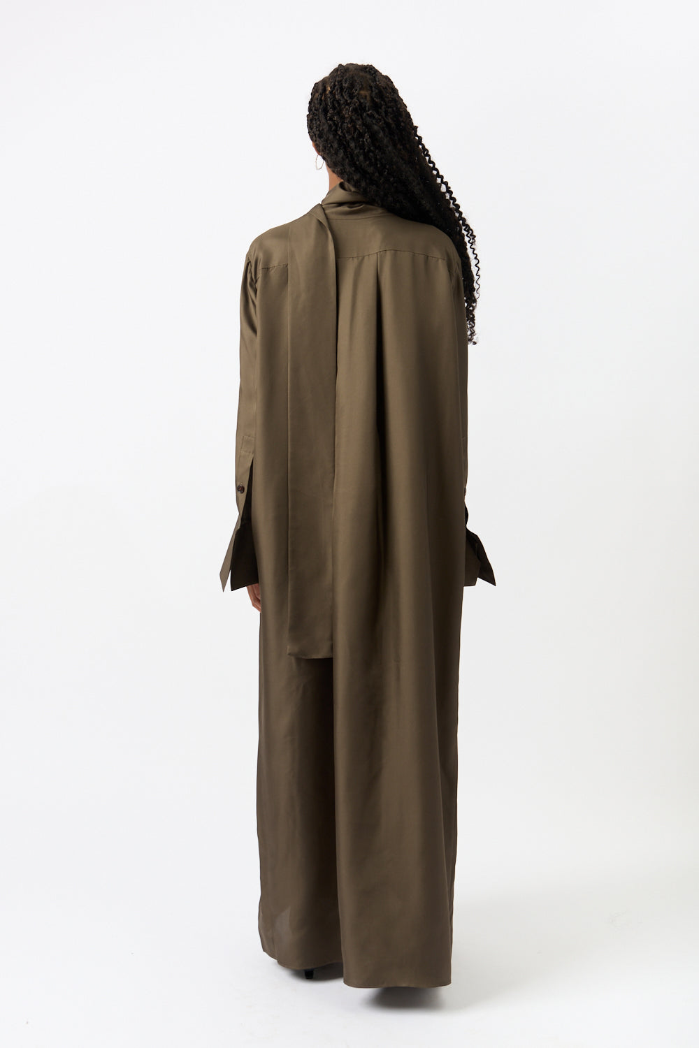 Róhe Silk Scarf Dress - Bessette