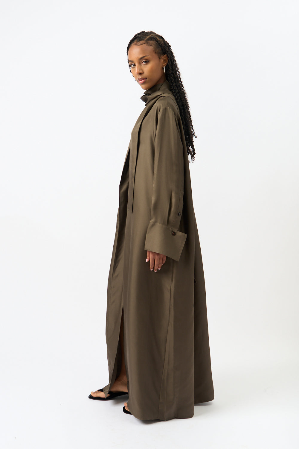 Róhe Silk Scarf Dress - Bessette