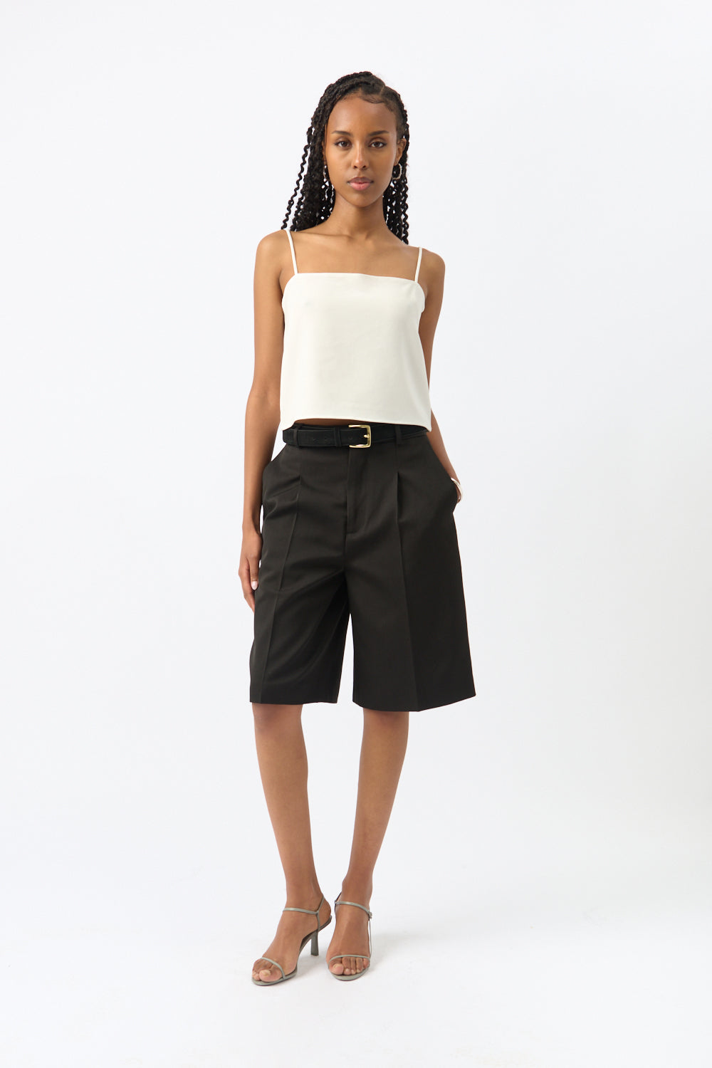 Róhe Pleated Tailored Shorts - Bessette