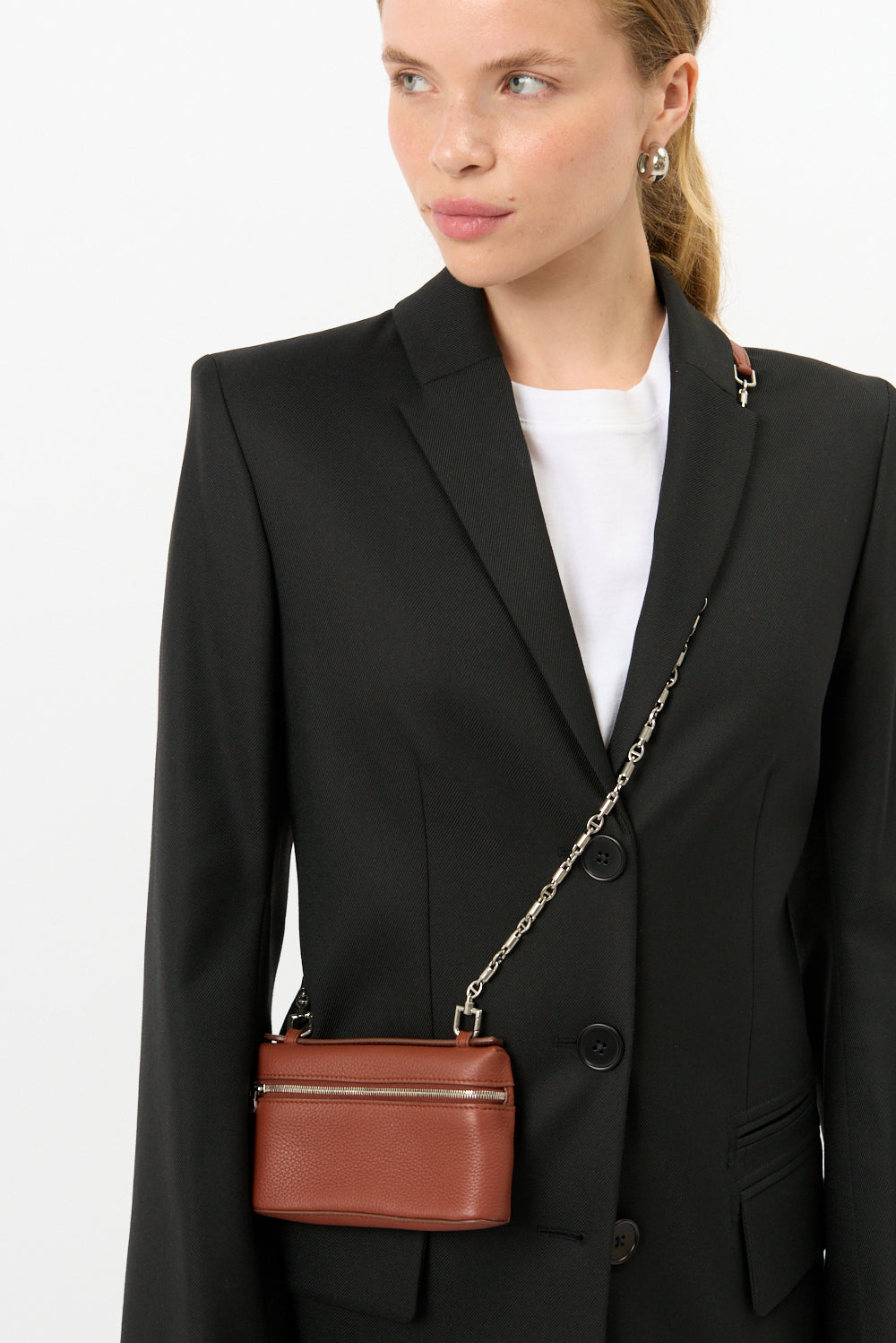 Loro Piana Extra Pocket Mini Pouch in Kummel