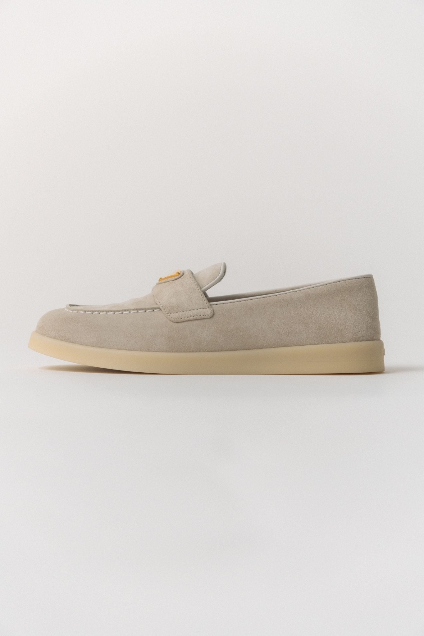Prada Suede Leather Loafers - Bessette