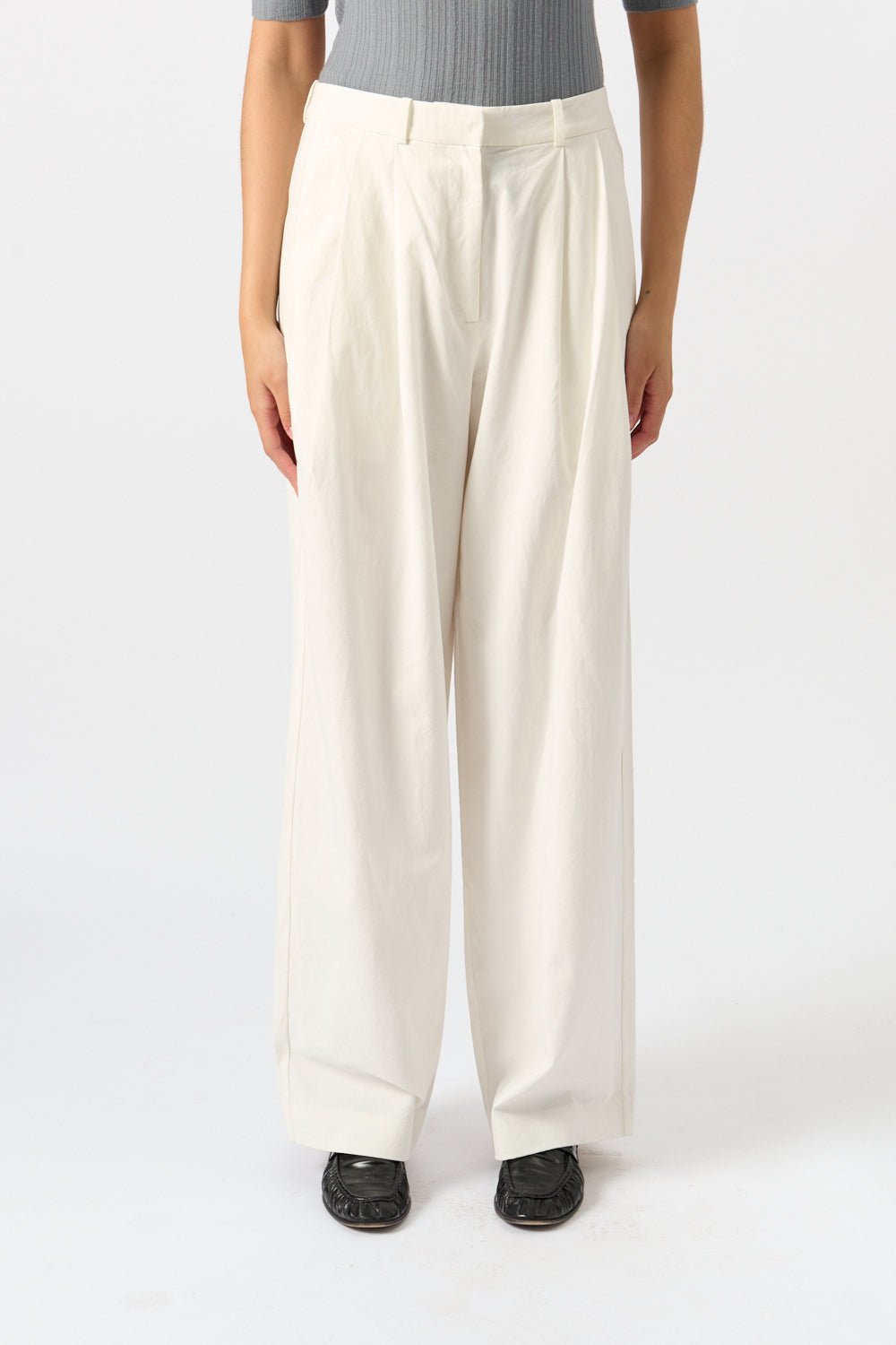 Proenza Schouler White Label Helena Pant Crinkle Cotton - Bessette