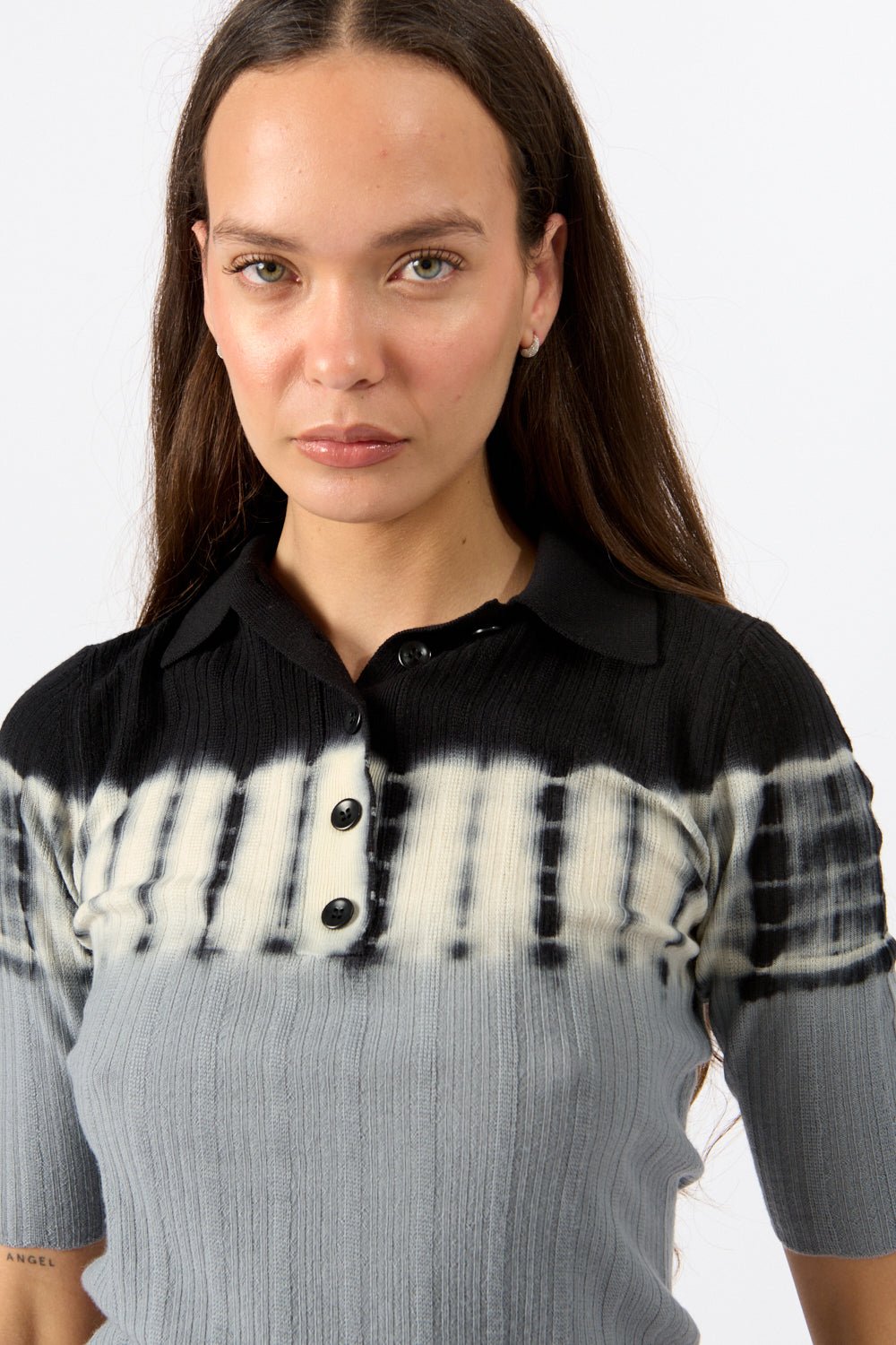 Proenza Schouler White Label Louisa Wool Polo Shirt - Bessette