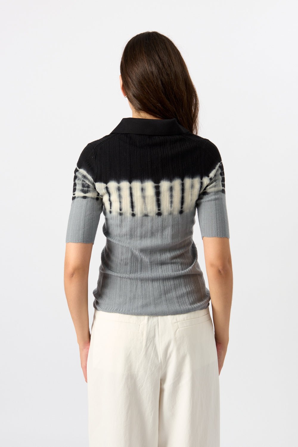 Proenza Schouler White Label Louisa Wool Polo Shirt - Bessette