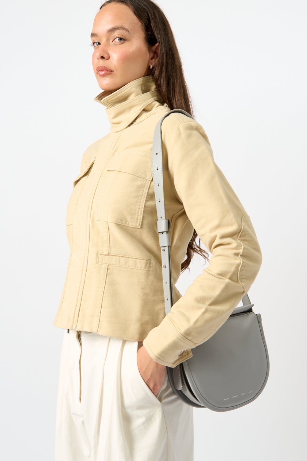 Proenza Schouler White Label Small Baxter Bag Ash - Bessette
