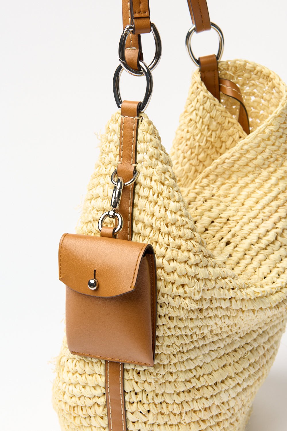 Proenza Schouler White Label Spring Raffia Bucket Bag - Bessette