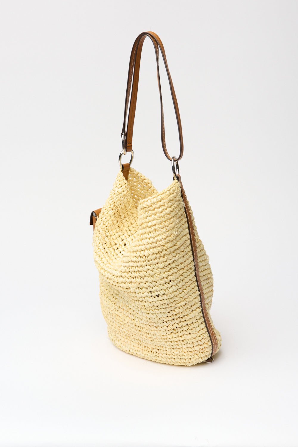 Proenza Schouler White Label Spring Raffia Bucket Bag - Bessette