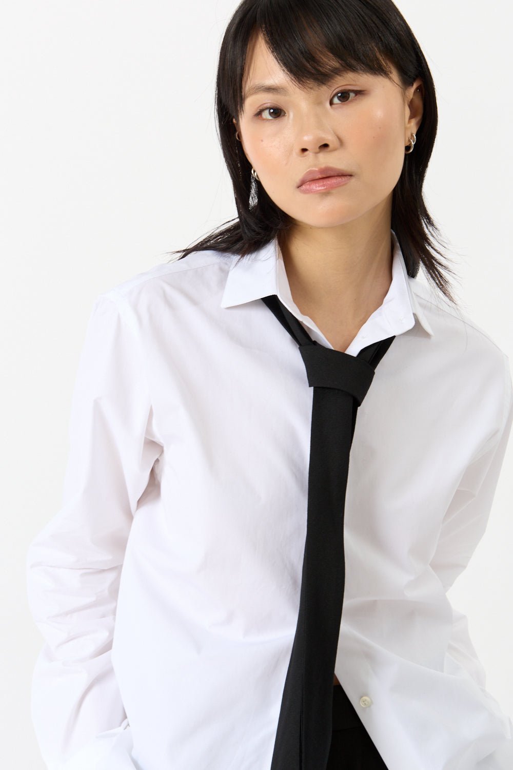 Róhe Detachable Tie Shirt - Bessette