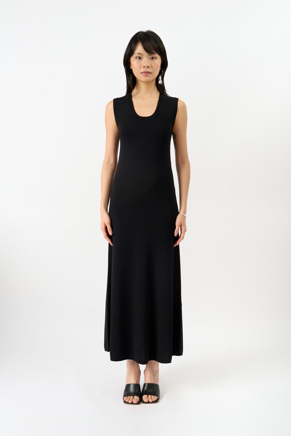Róhe Scoop Neck Knitted Dress - Bessette
