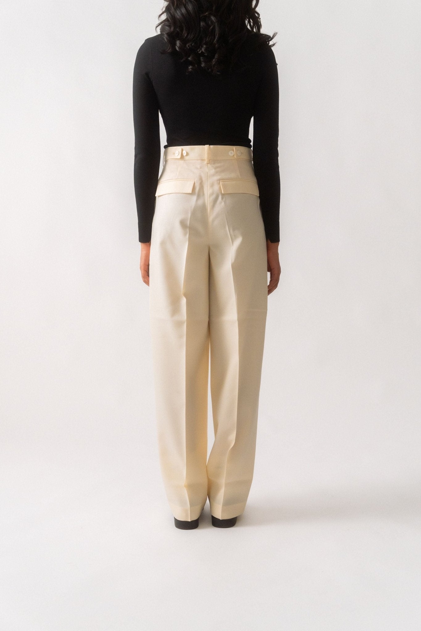Róhe Wide Leg Trousers - Bessette