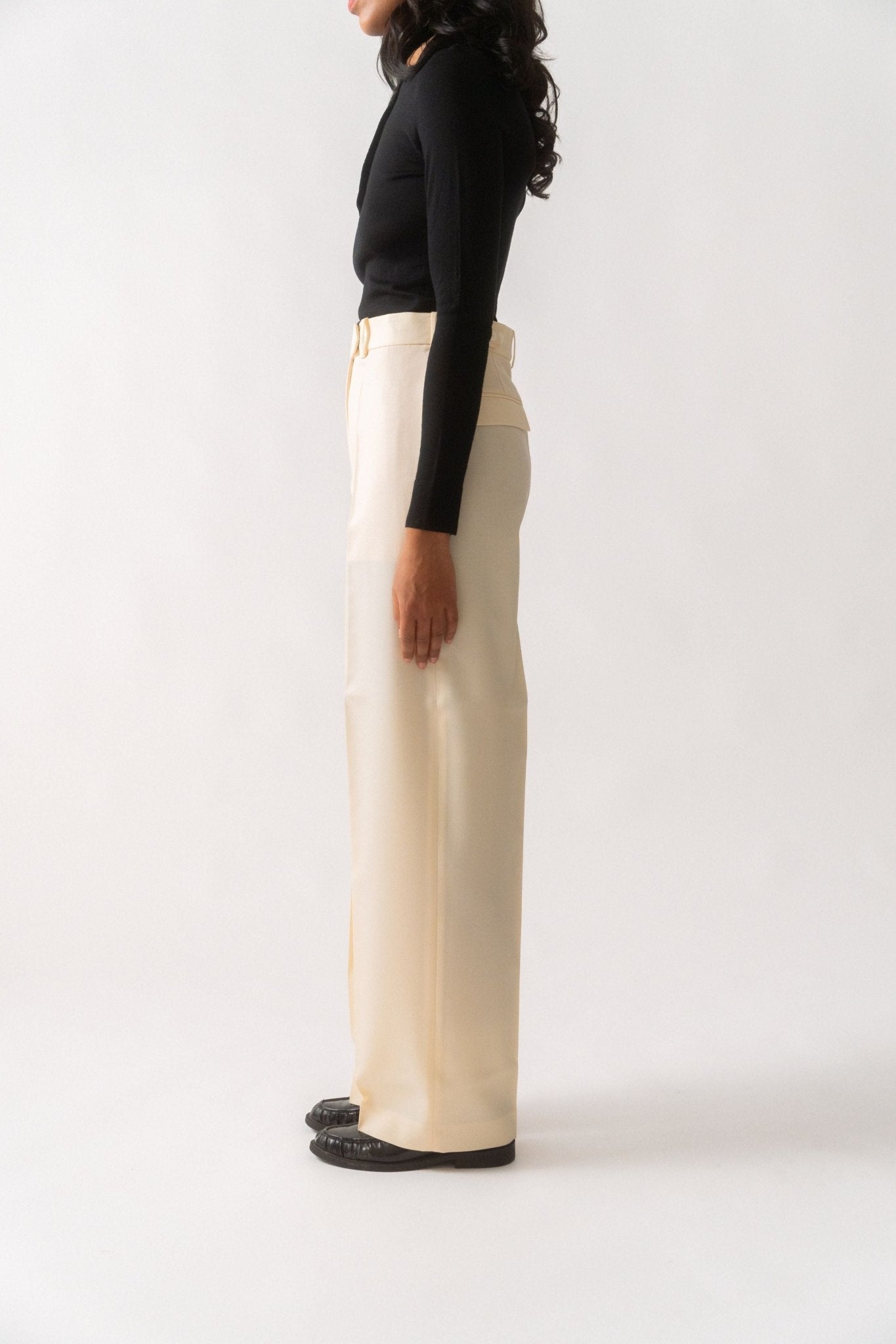 Róhe Wide Leg Trousers - Bessette