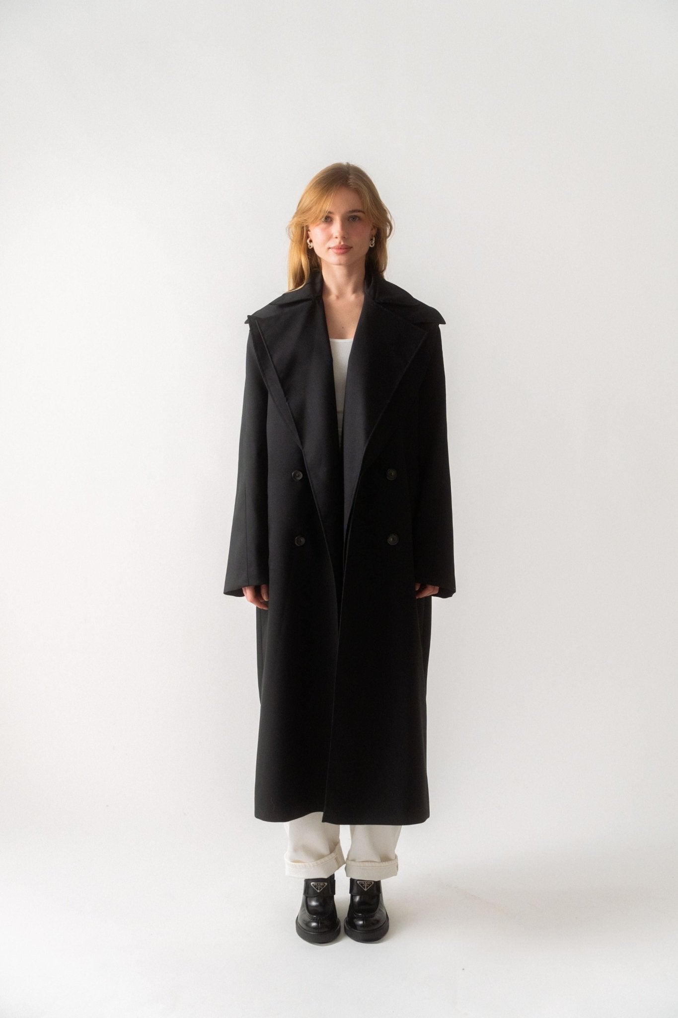 Róhe Tailoring Scarf Coat - Bessette