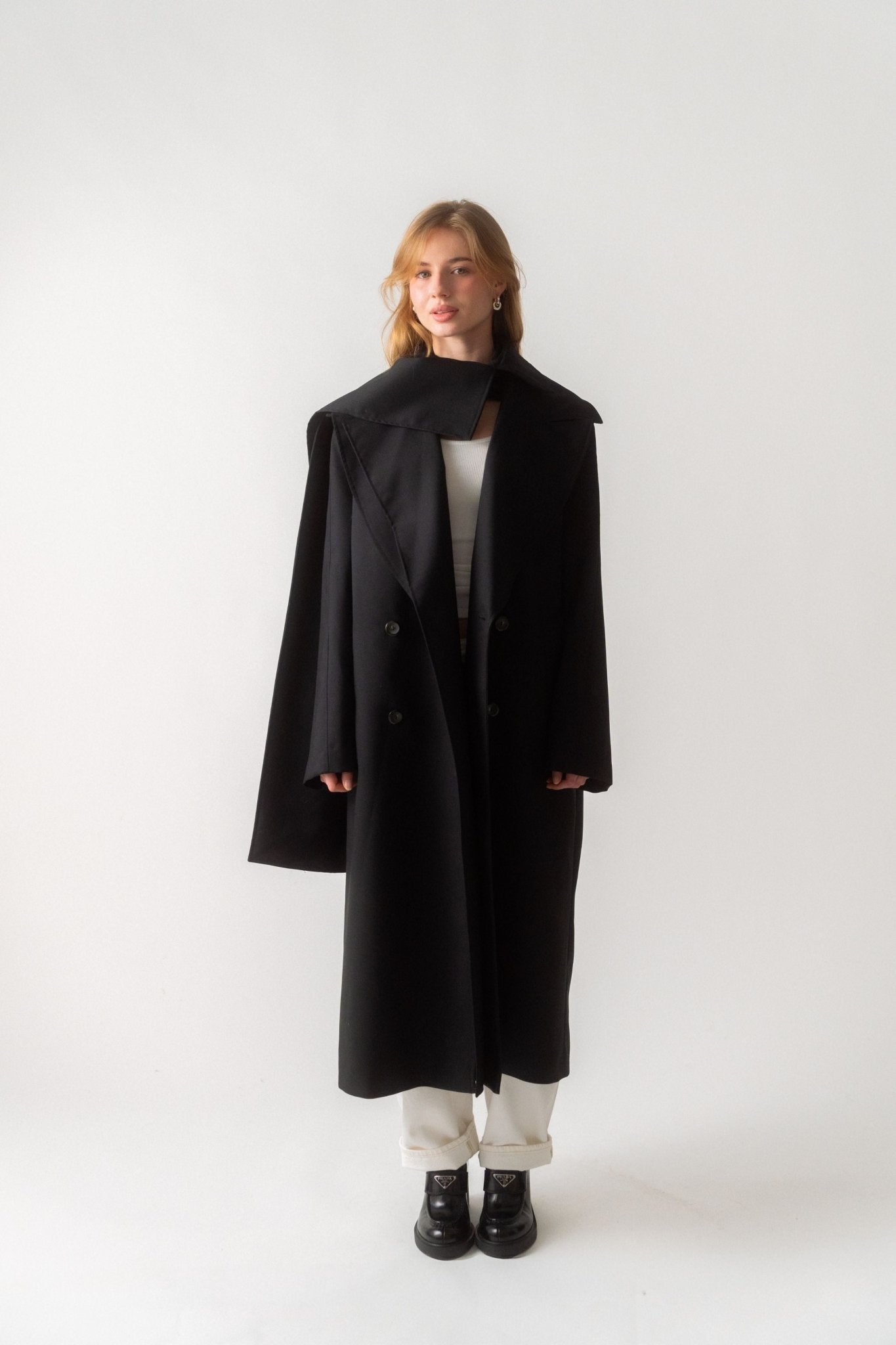 Róhe Tailoring Scarf Coat - Bessette