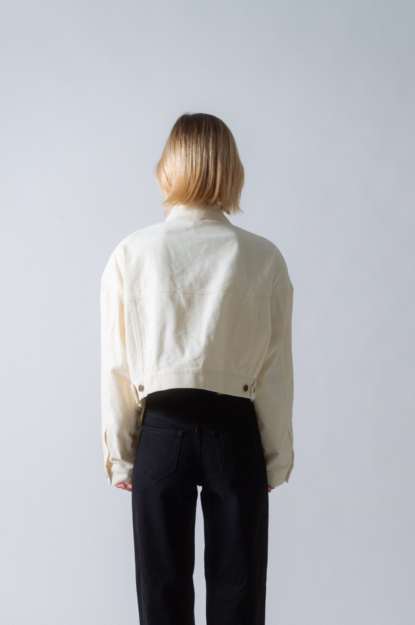 Rotate By Birger Christensen Saraline Corduroy Cropped Jacket - Bessette