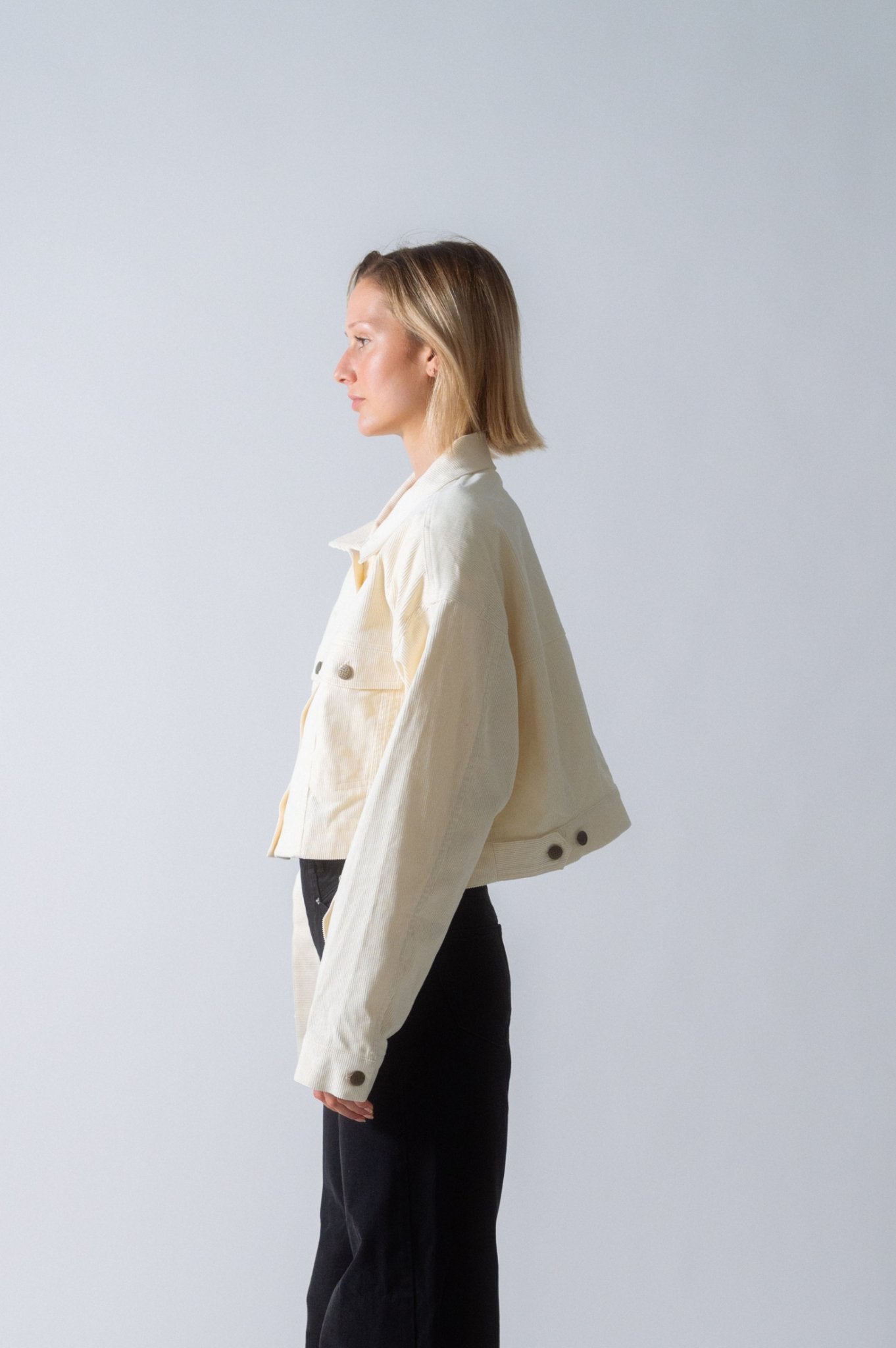 Rotate By Birger Christensen Saraline Corduroy Cropped Jacket - Bessette