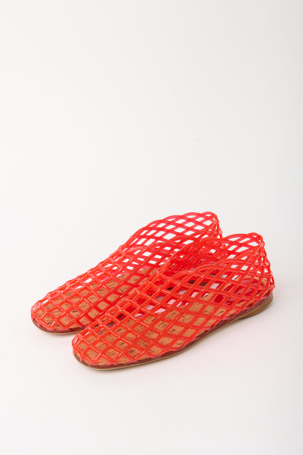 The Row Mara Jelly Flat in Red - Bessette