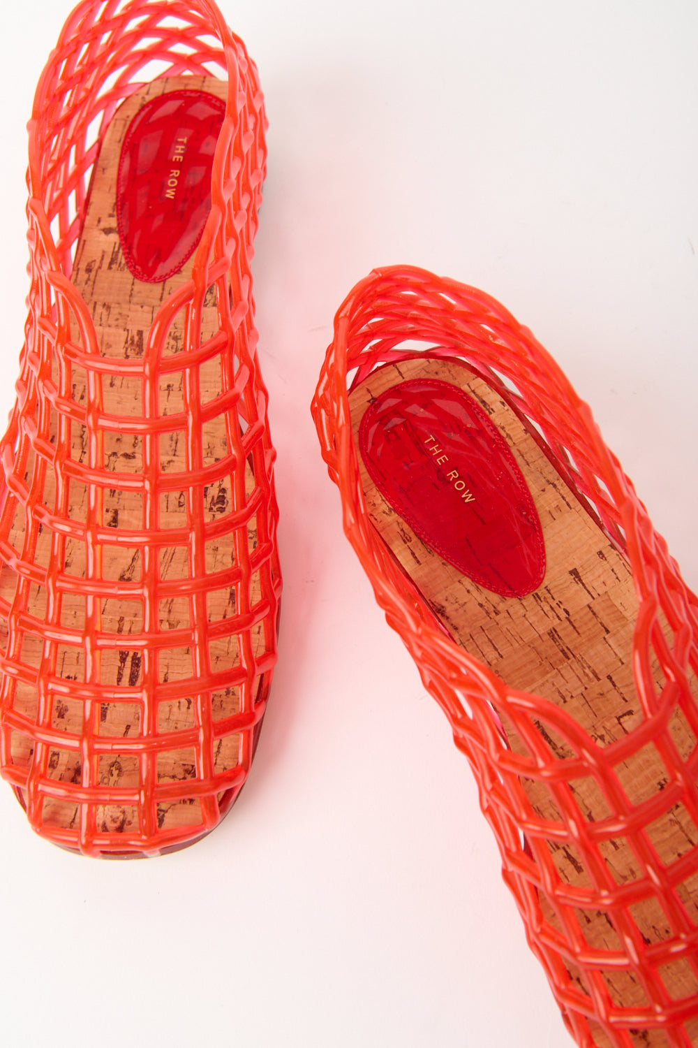 The Row Mara Jelly Flat in Red - Bessette