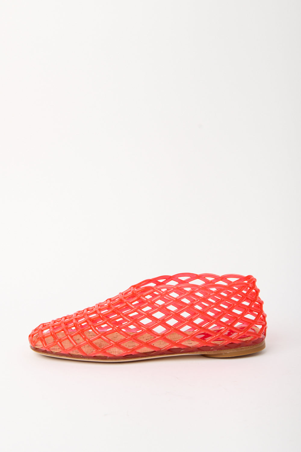 The Row Mara Jelly Flat in Red - Bessette