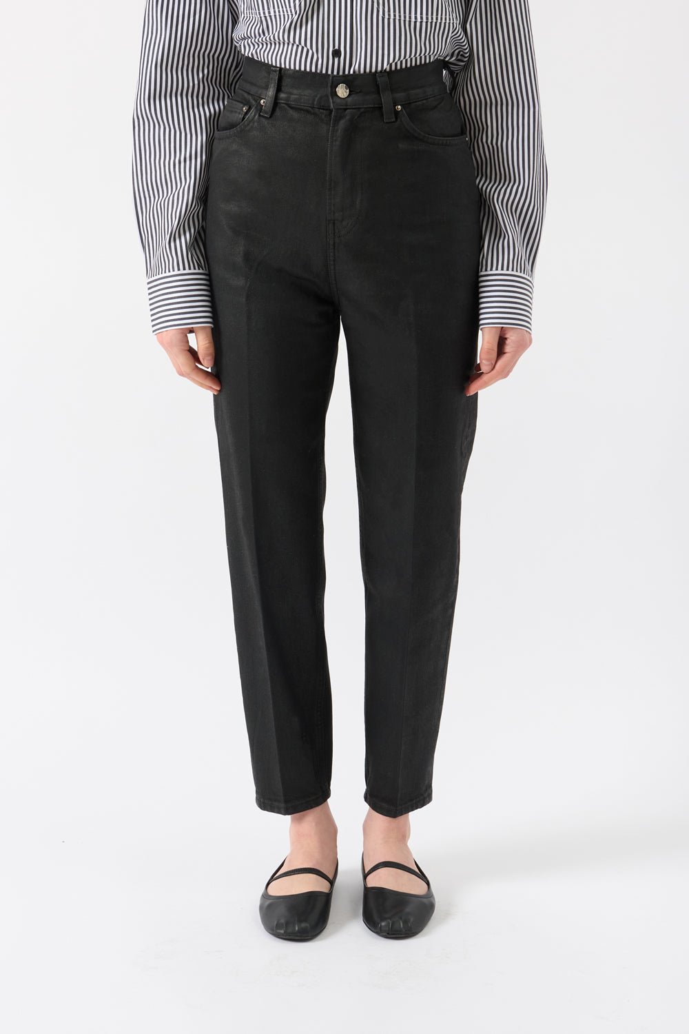 Toteme Coated Tapered Leg Denim - Bessette